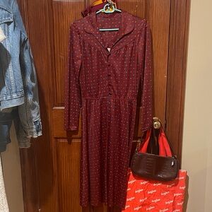 70's Vintage Shirt Dress